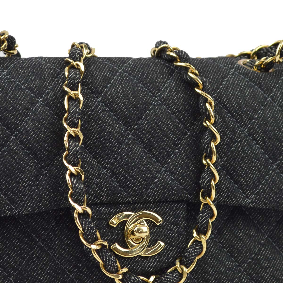 Chanel * 1997-1999 Black Small Classic Shoulder Bag - Rovelle Bags