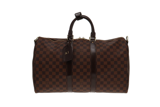 Louis Vuitton Damier Ebene Canvas Keepall 45 Bandouliere MB2117
