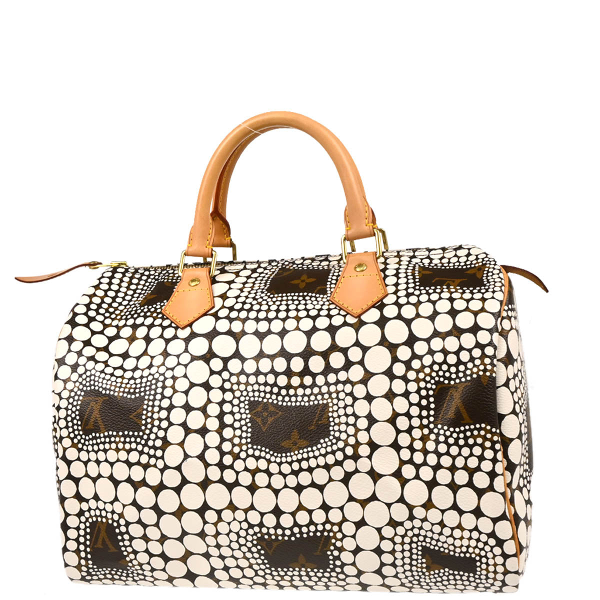 Louis Vuitton Yayoi Kusama 2012 White Monogram Town 30 Handbag M40690