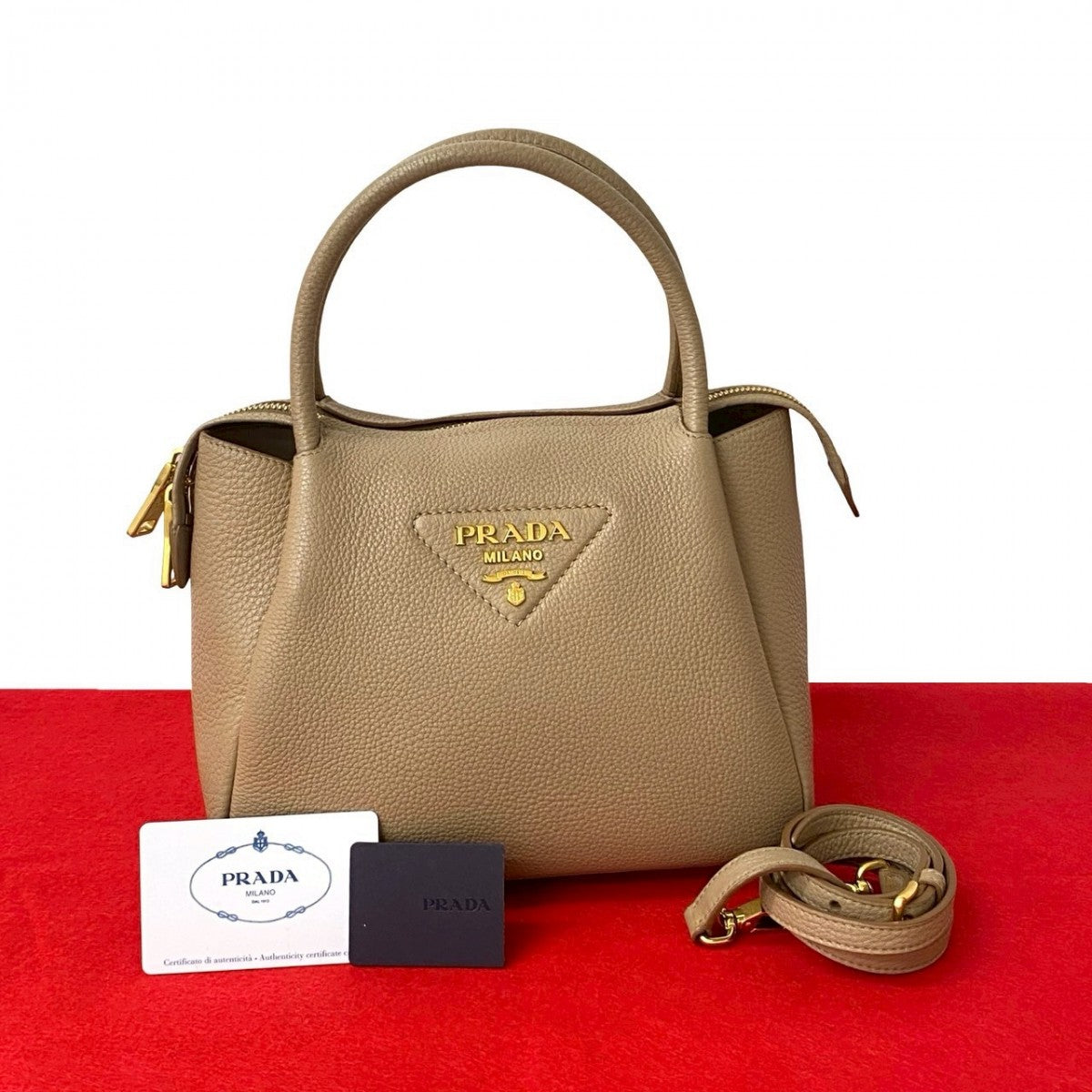 Prada Vitello Shoulder Bag - Rovelle Bags