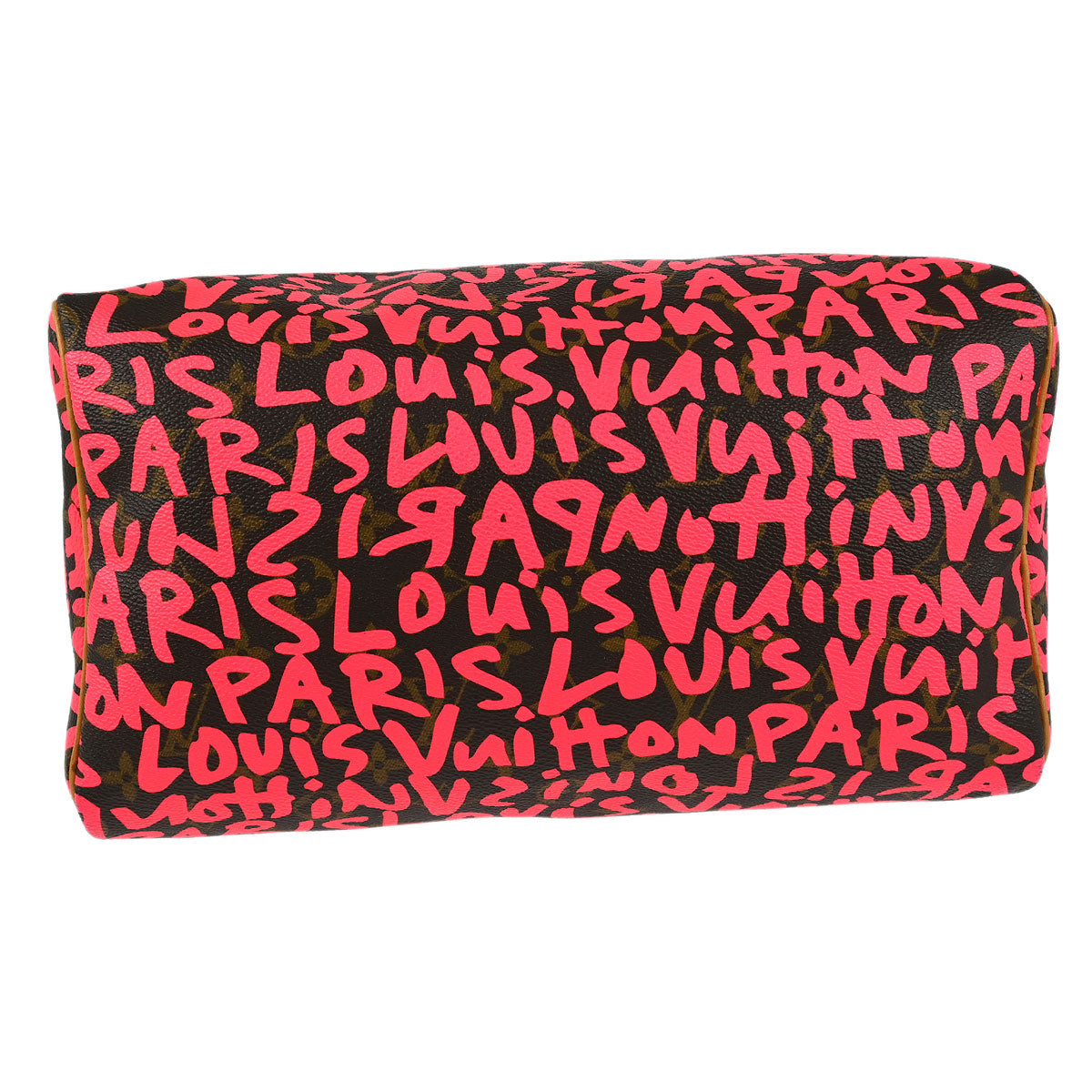 Louis Vuitton 2009 Pink Monogram Graffiti 30 Handbag M93704