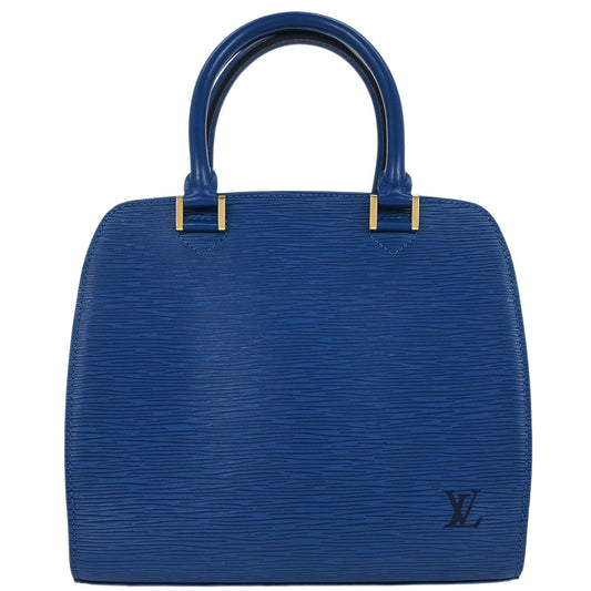 Louis Vuitton 1998 Blue Epi Pont Neuf Handbag M52055