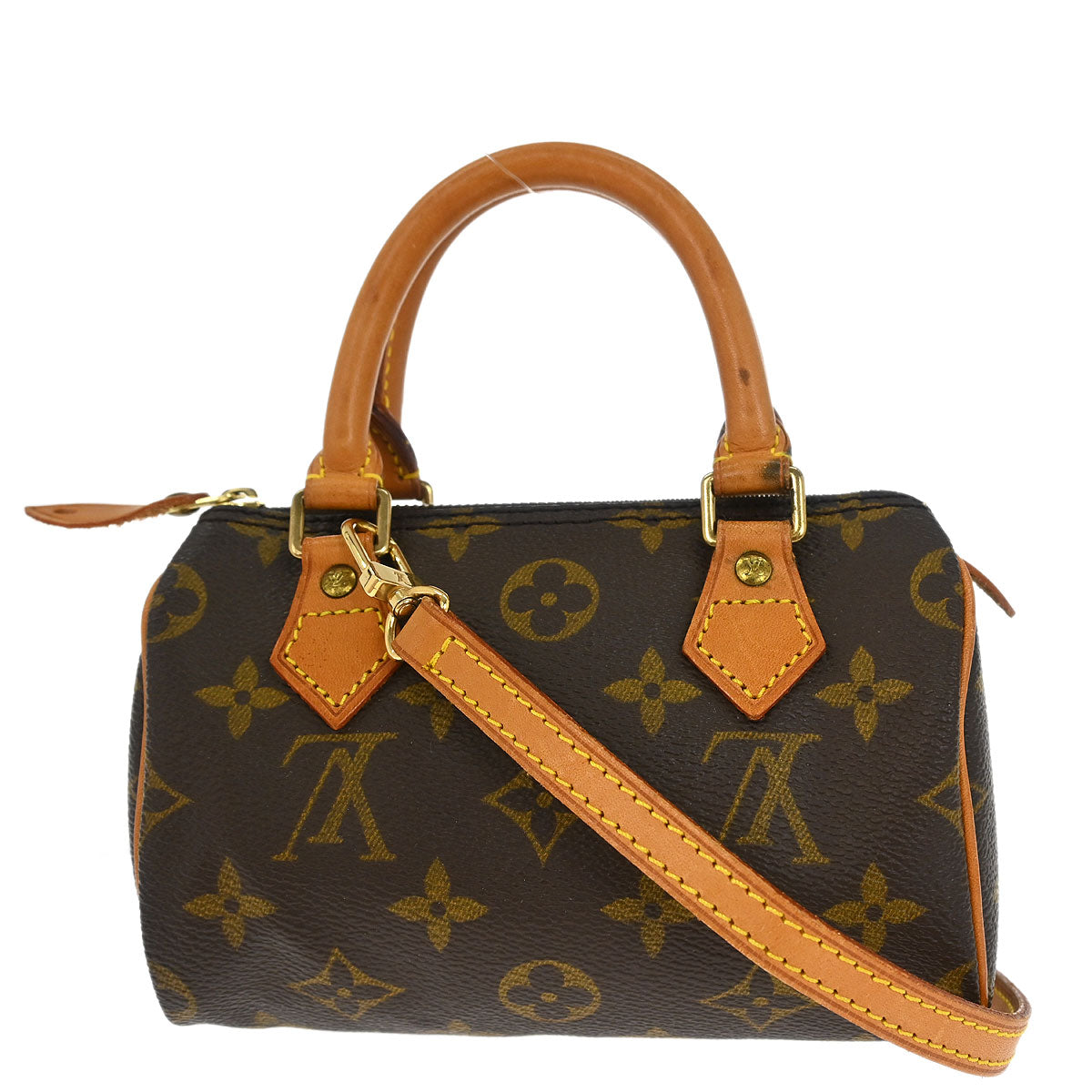 Louis Vuitton 1995 Monogram Mini 2way Shoulder Handbag M41534