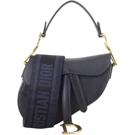Dior Saddle Bag Mini with Embroidered Strap