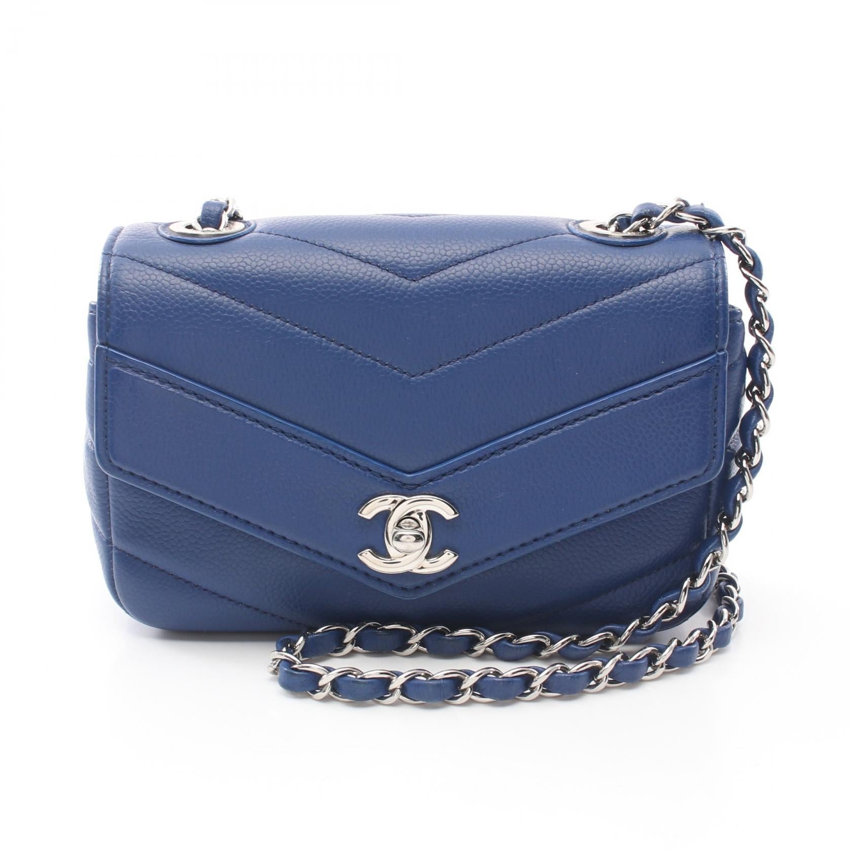 Chanel Chevron V Stitch Shoulder Bag - Rovelle Bags