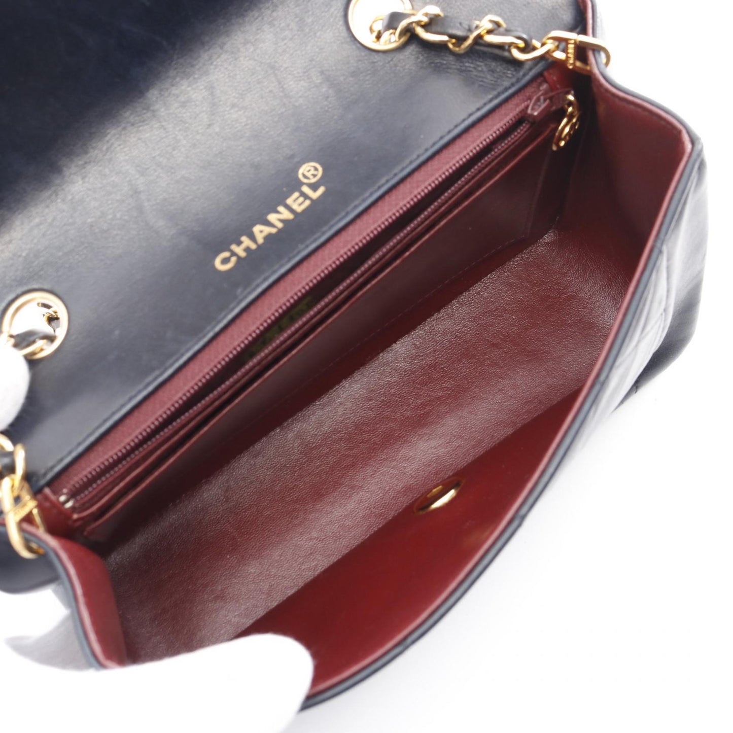 Chanel Matelasse Diana Flap Lambskin Shoulder Bag