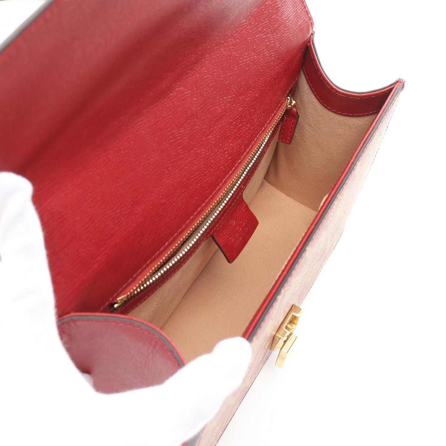Gucci Sylvie GG Pattern Leather Shoulder Bag