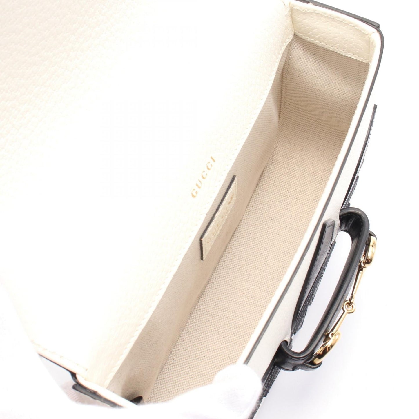 Gucci GUCCI Ã— adidas Horsebit 1955 Leather Shoulder Bag