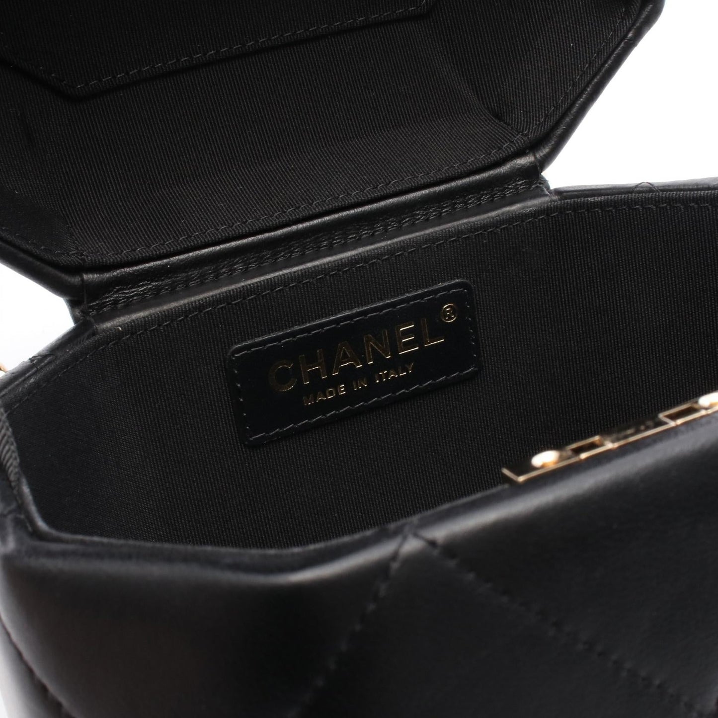 Chanel Matelasse Small Vanity Leather Shoulder Bag