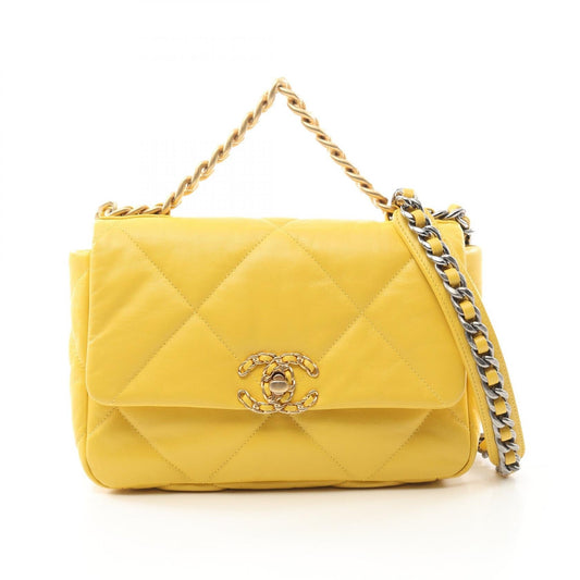 Chanel 19 Matelassé Lambskin Shoulder Bag