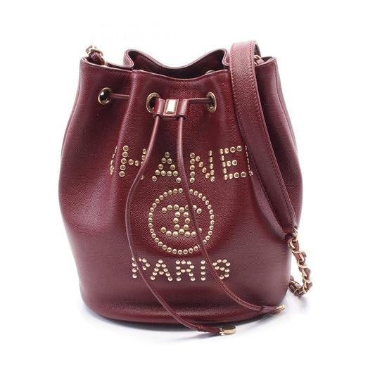 Chanel Deauville Caviar Skin Shoulder Bag