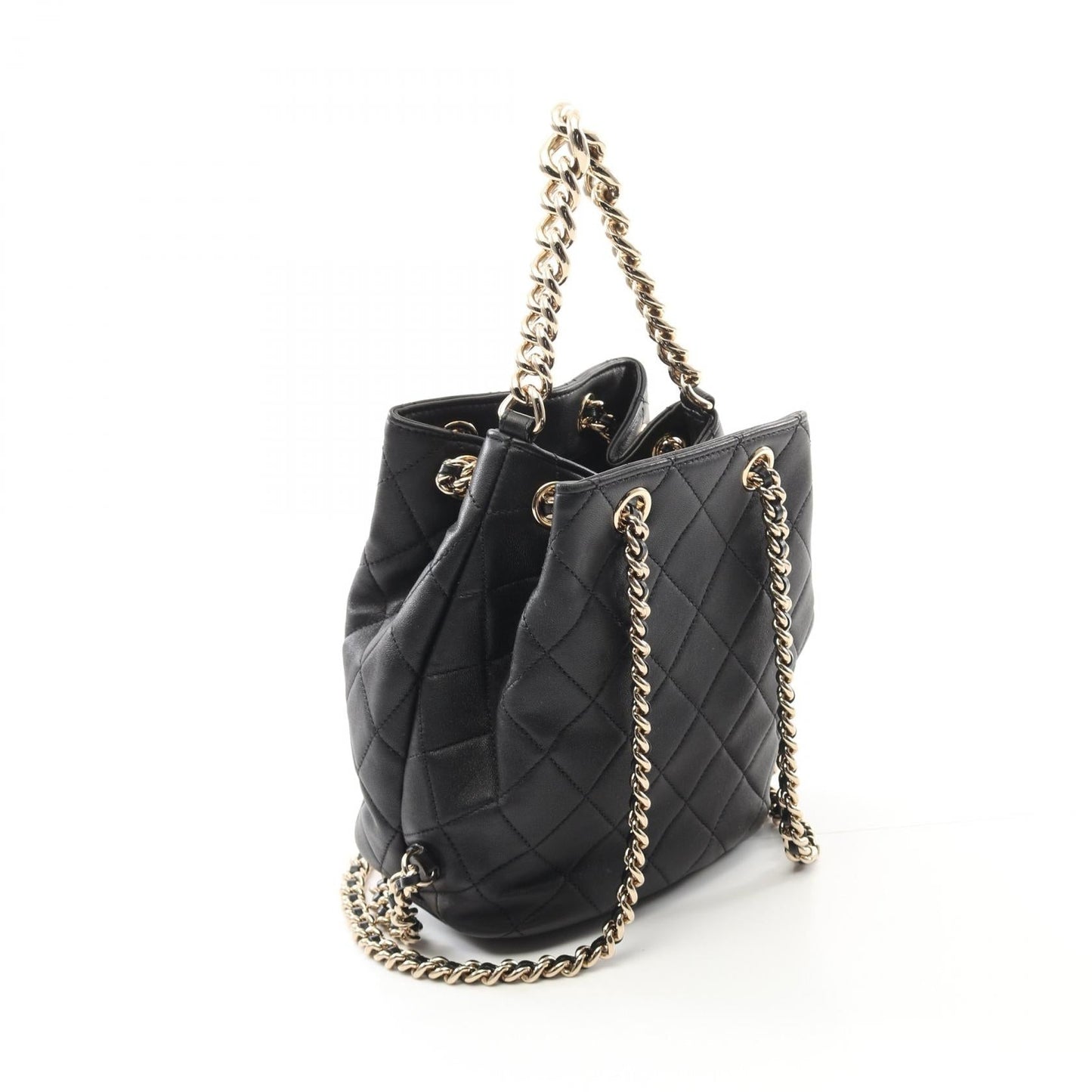 Chanel Matelassé Studs Coco Calfskin Backpack