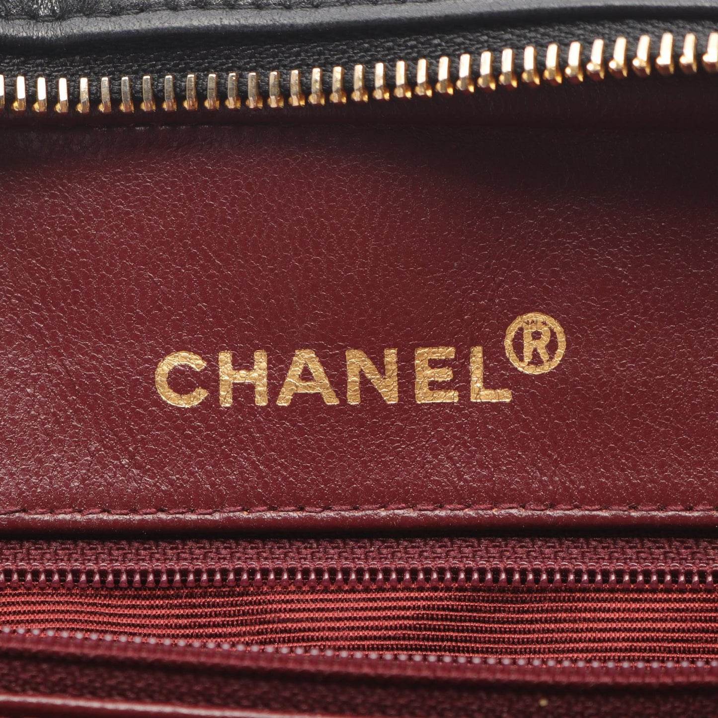 Chanel Chevron V Stitch Lambskin Cotton Jersey Shoulder Bag