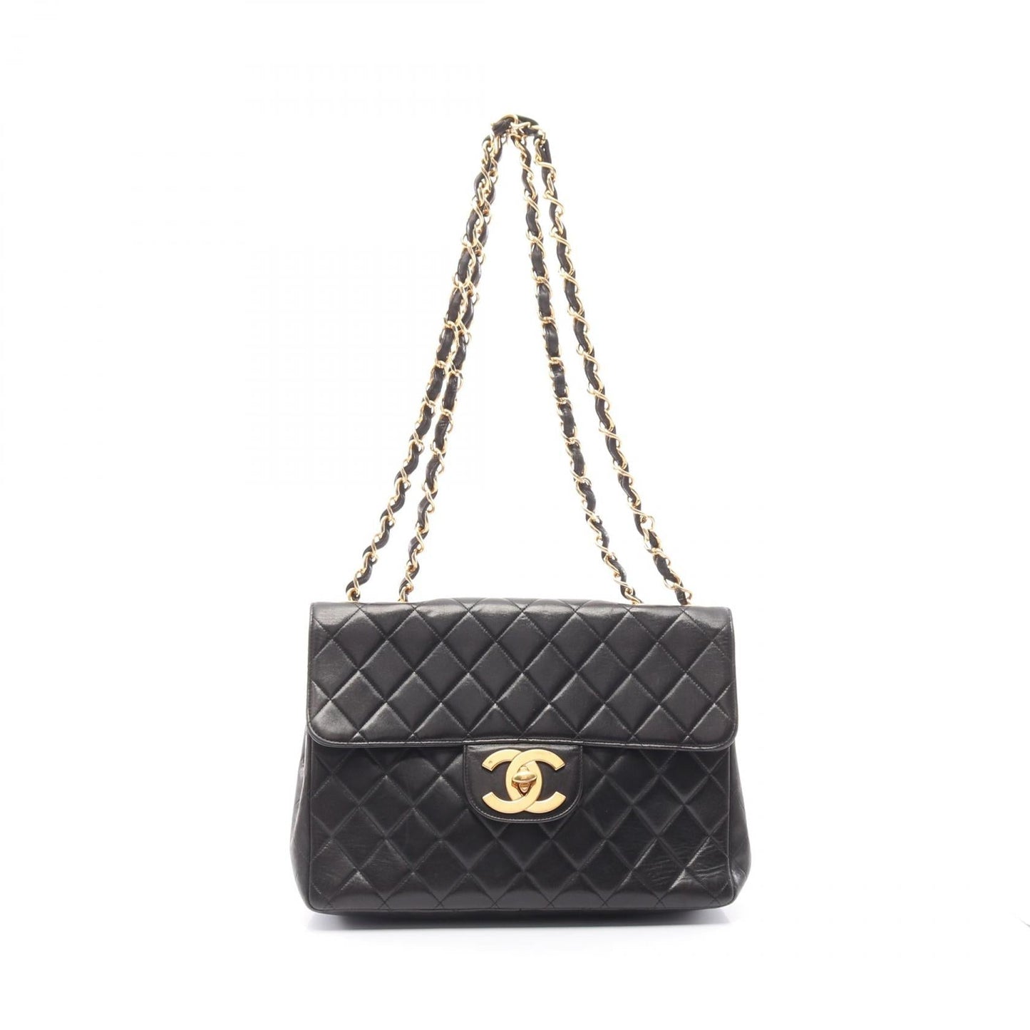 Chanel Deauville Matelasse Lambskin Shoulder Bag