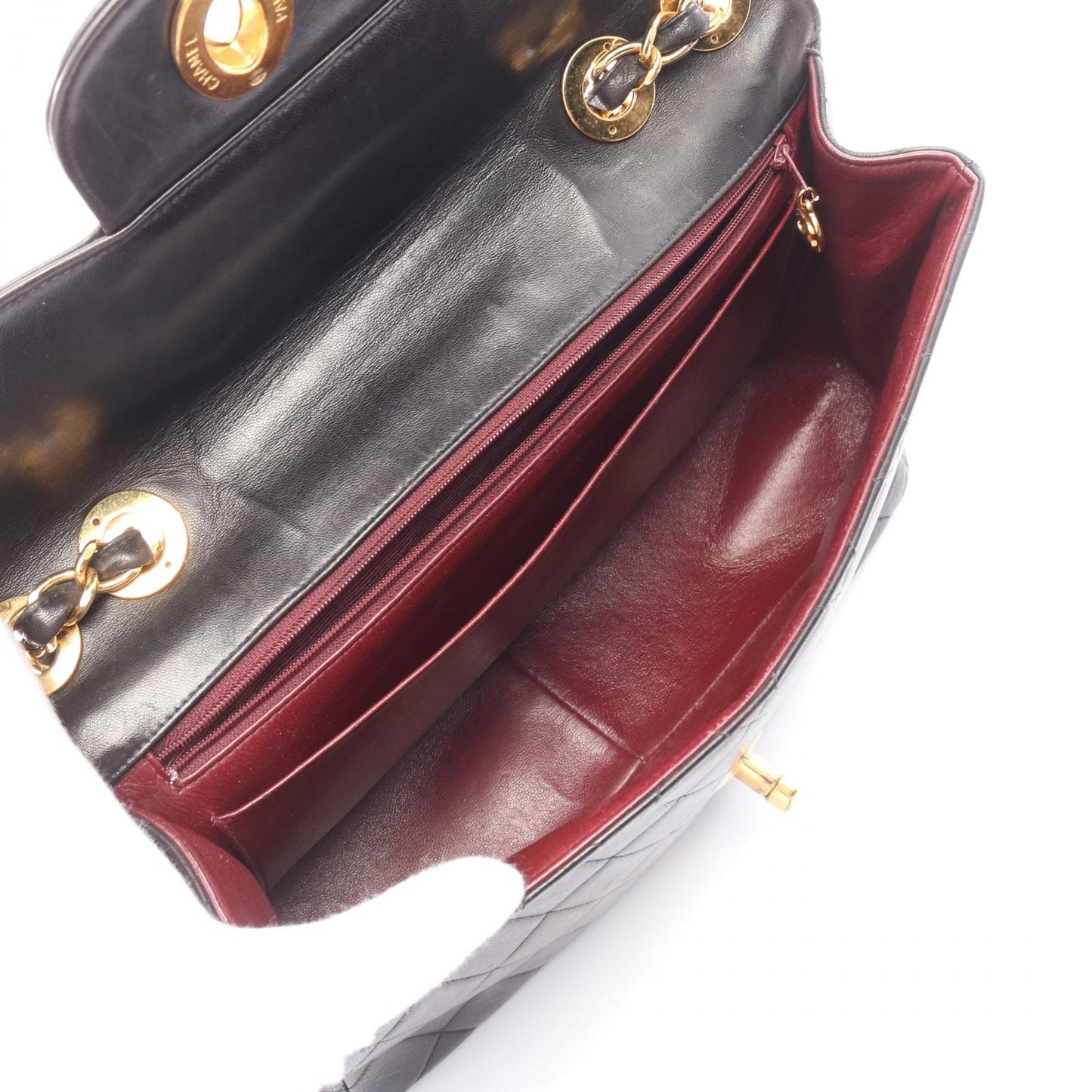 Chanel Deauville Matelasse Lambskin Shoulder Bag