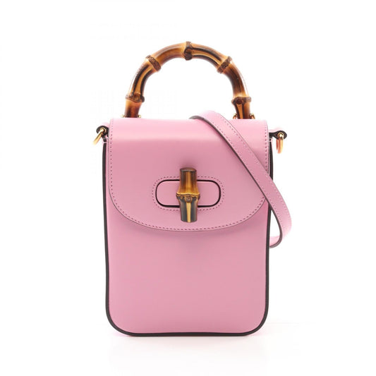 Gucci Bamboo Leather Handbag