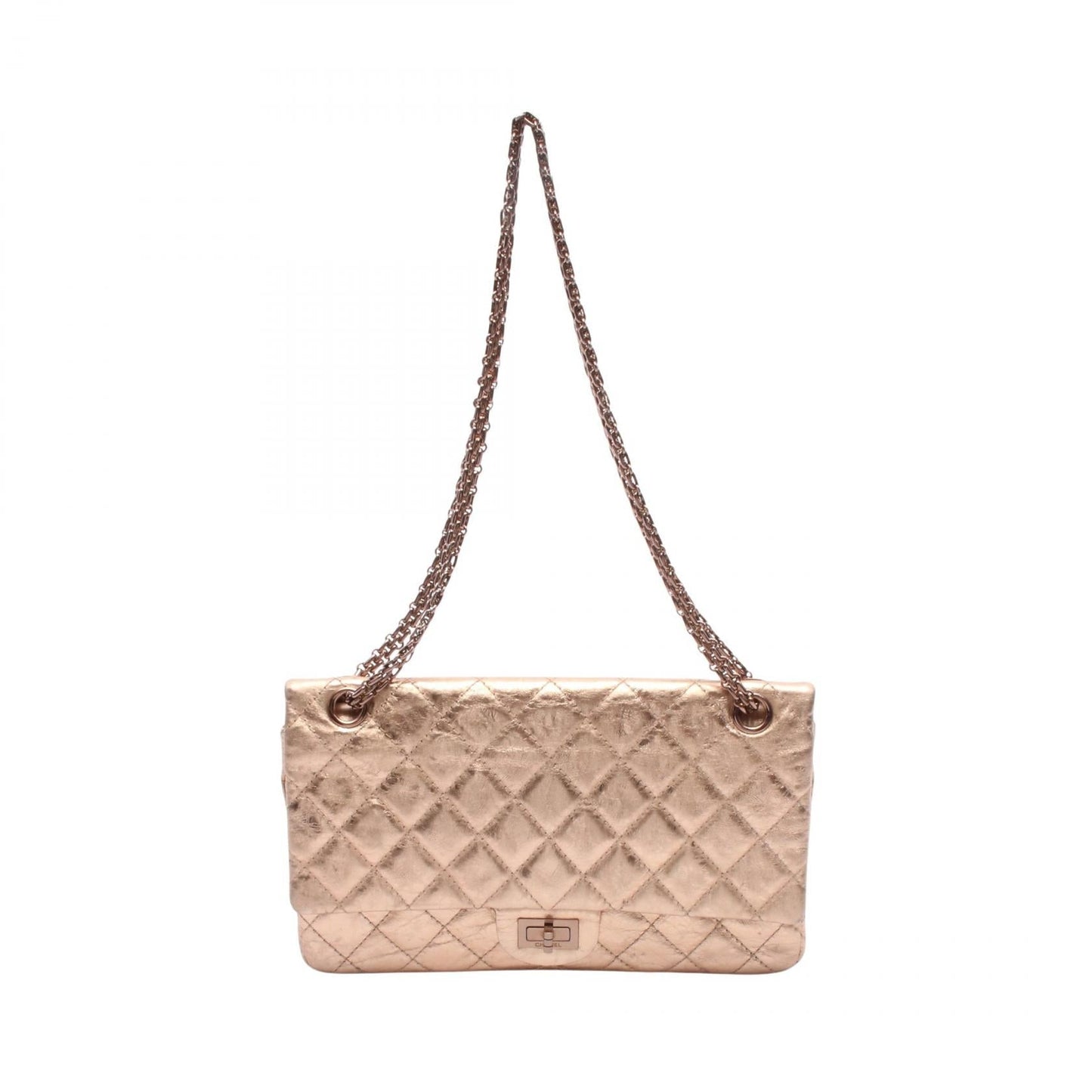 Chanel 2.55 Matelassé Leather Shoulder Bag