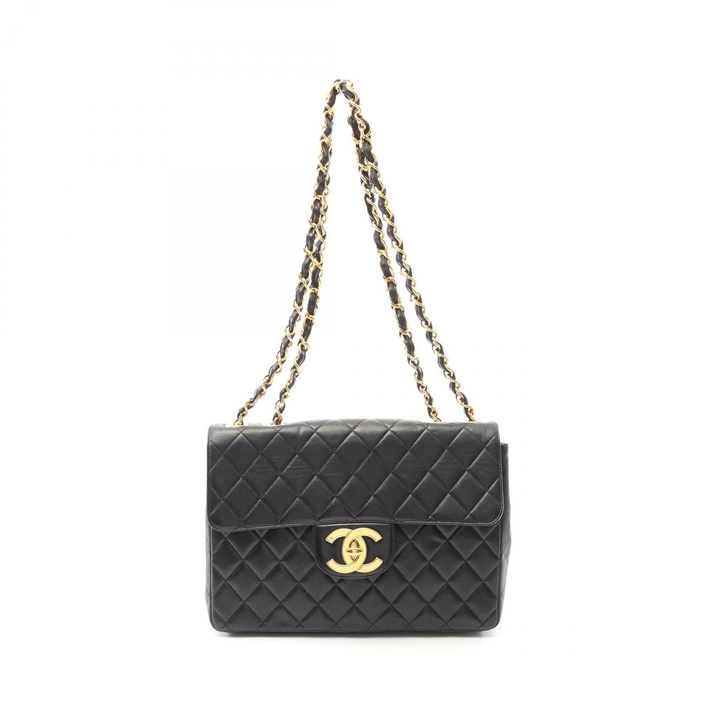Chanel Deauville Matelasse Lambskin Shoulder Bag