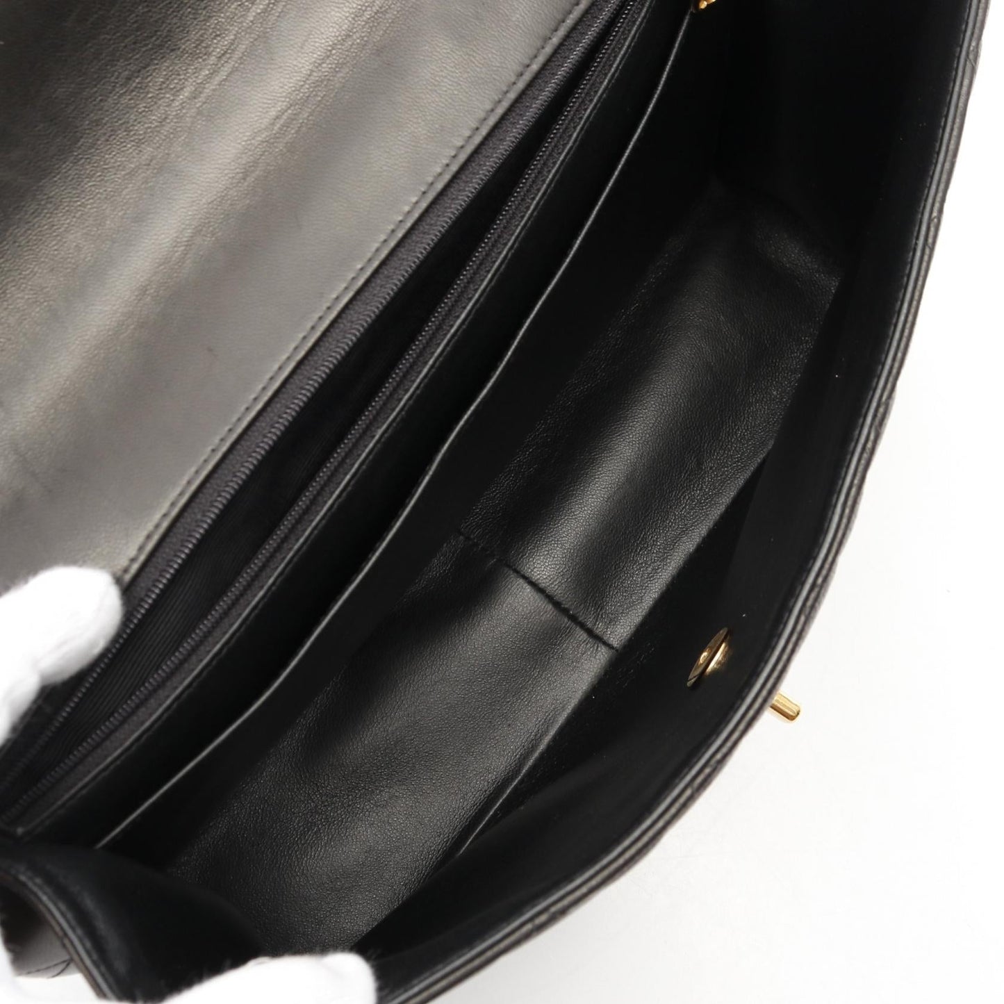 Chanel Deauville Matelasse Lambskin Shoulder Bag