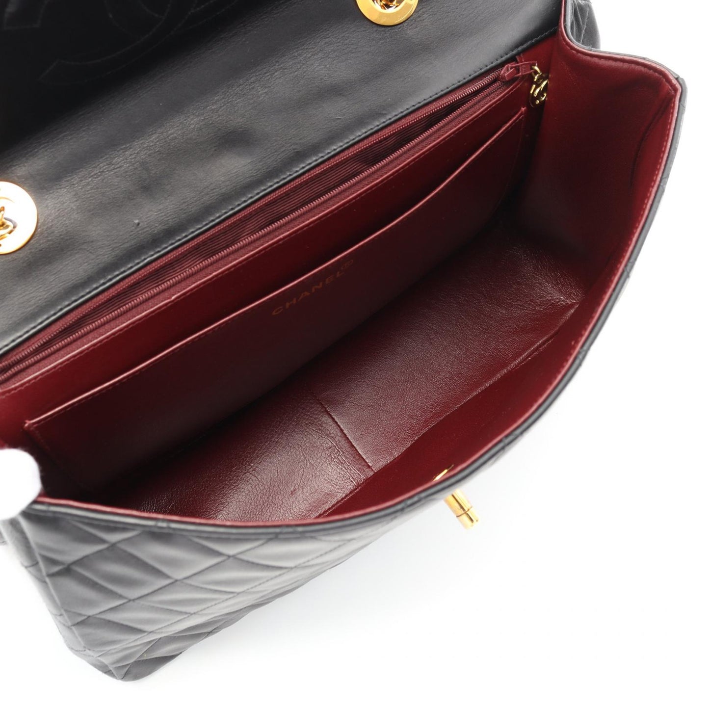Chanel Deauville Lambskin Shoulder Bag