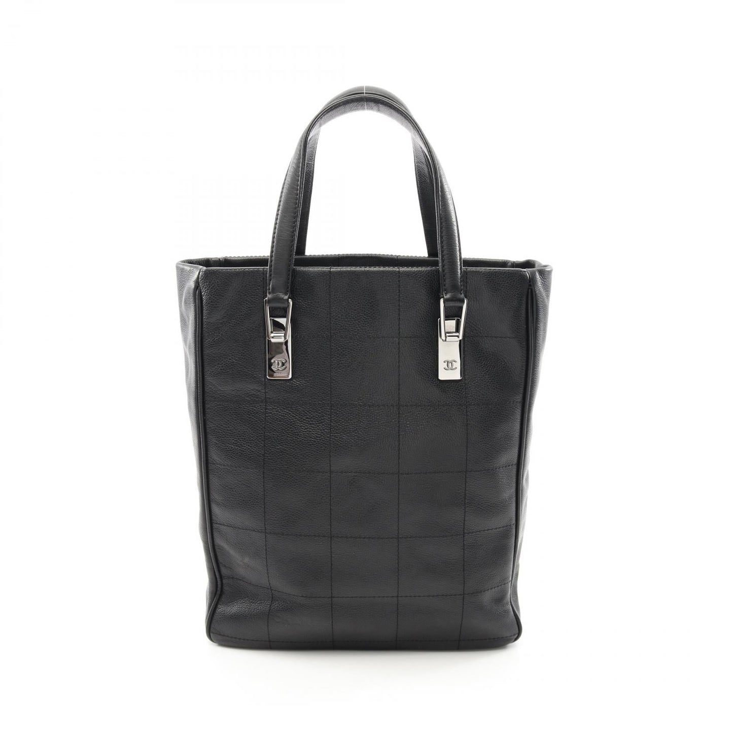 Chanel Choco Bar Caviar Tote Bag - Rovelle Bags