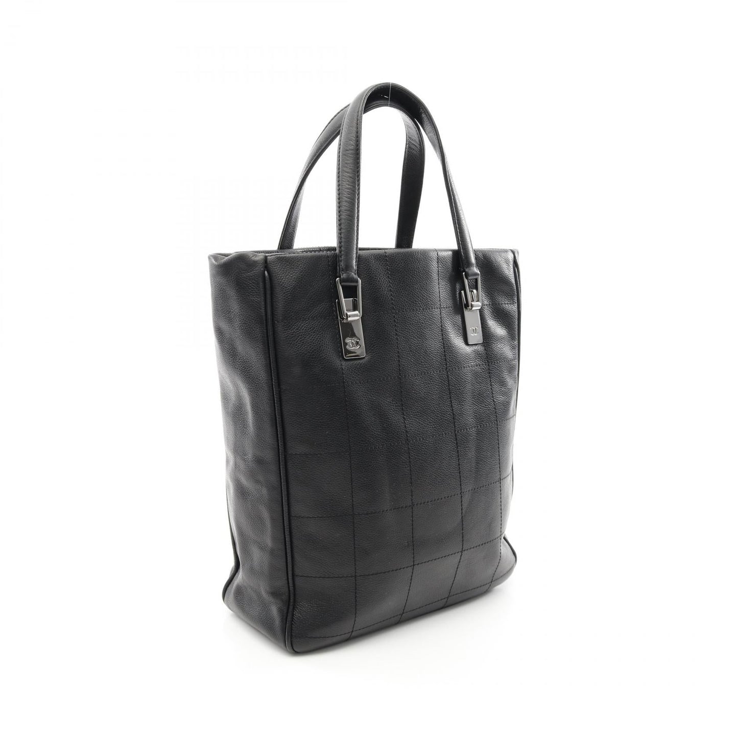Chanel Choco Bar Caviar Tote Bag - Rovelle Bags