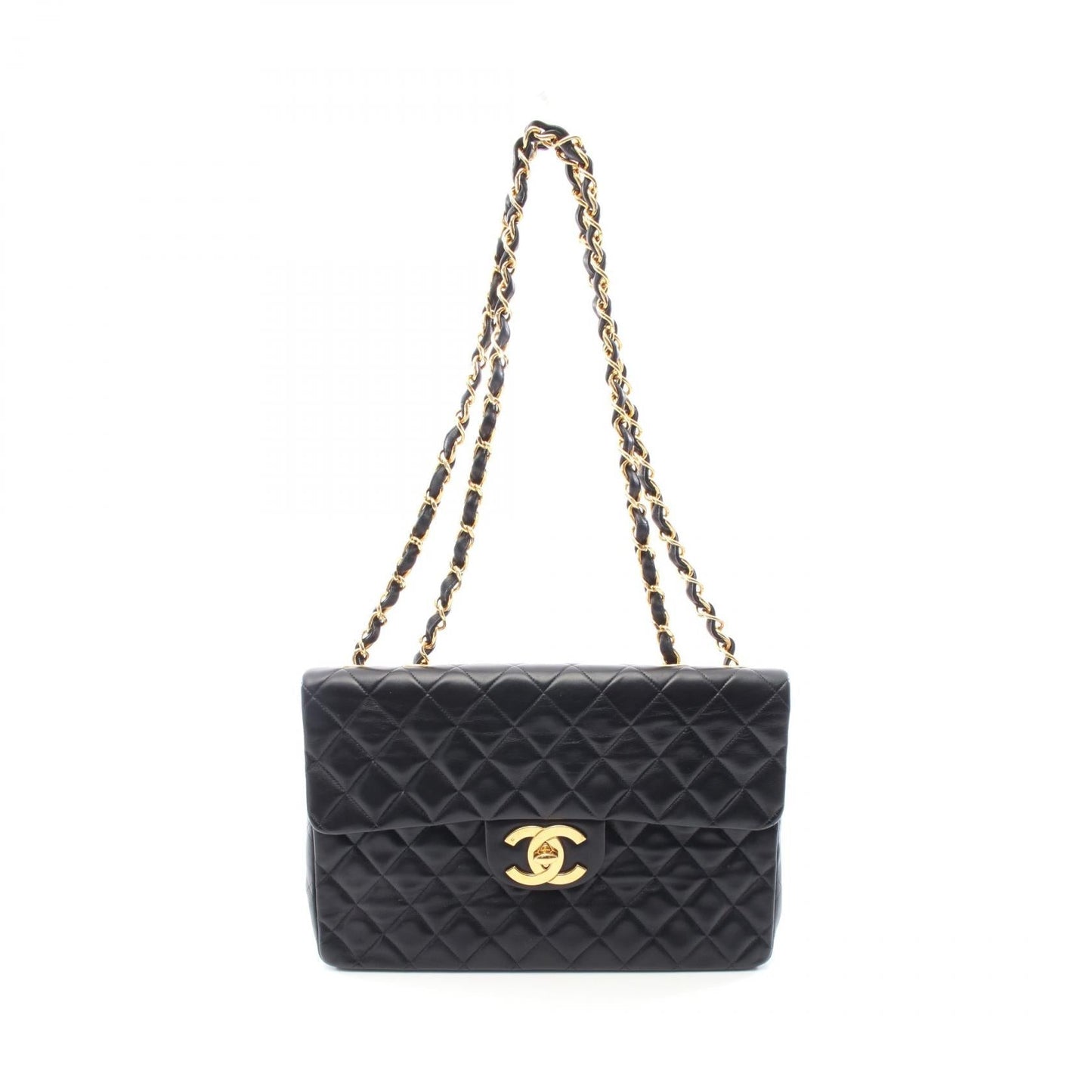 Chanel Deauville Matelasse Lambskin Shoulder Bag