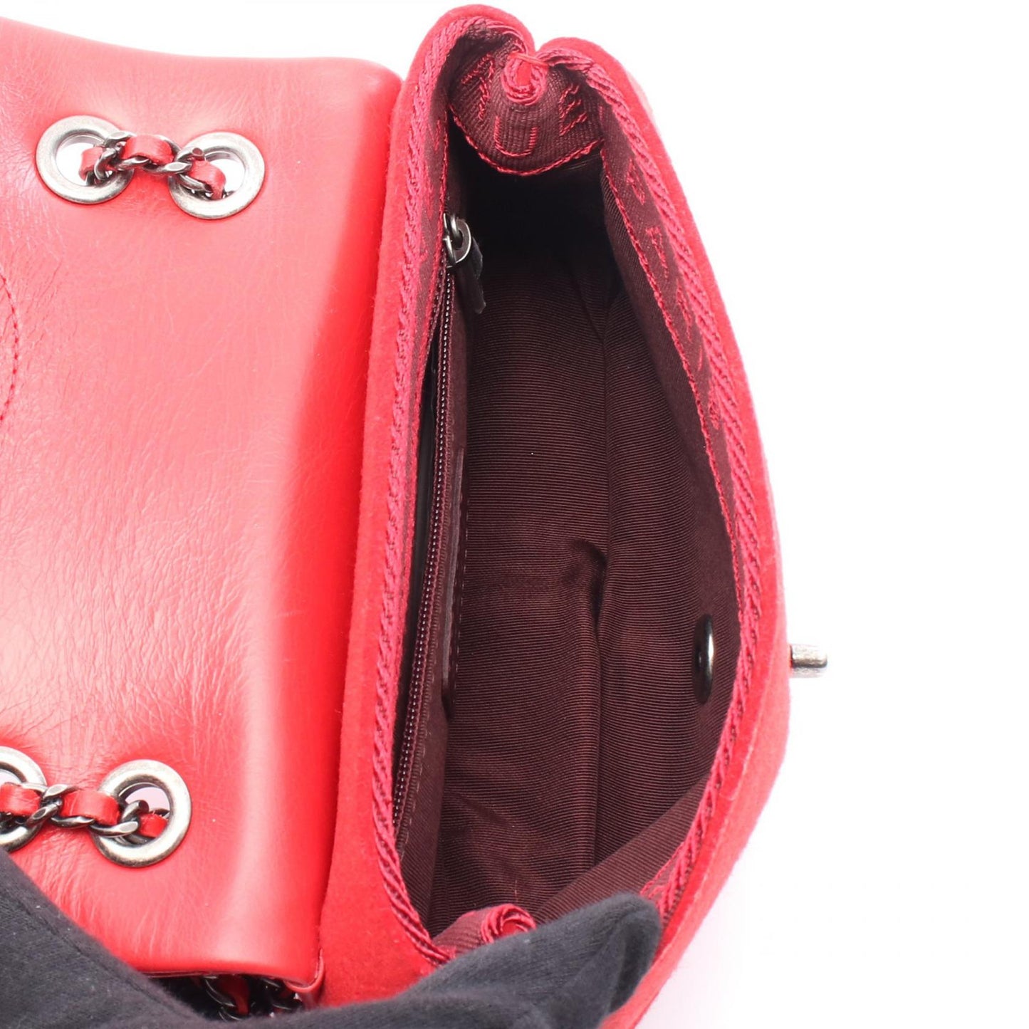 Chanel Matelasse Leather Felt Shoulder Bag