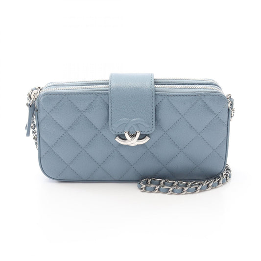 Chanel Half Coco Matelassé Grained Calfskin Shoulder Bag