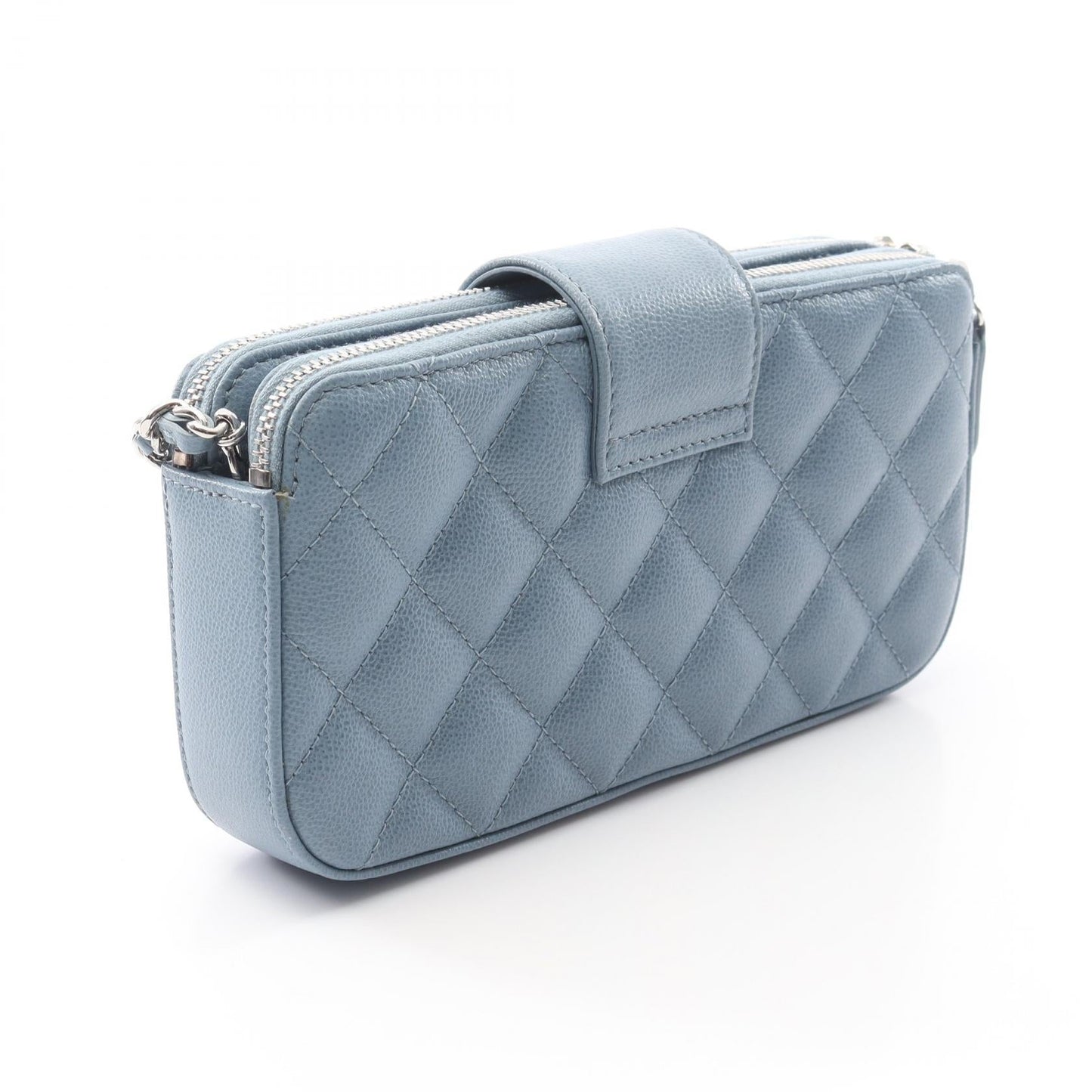 Chanel Half Coco Matelassé Grained Calfskin Shoulder Bag