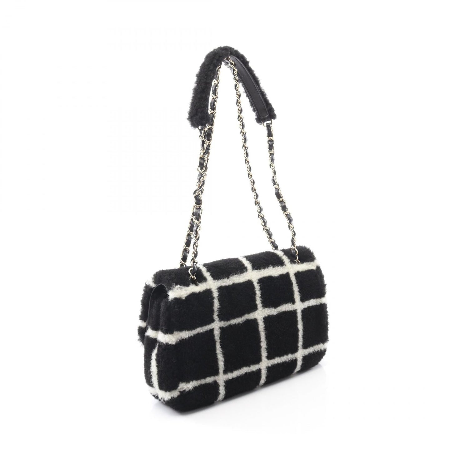 Chanel Coco Shearling Shoulder Bag