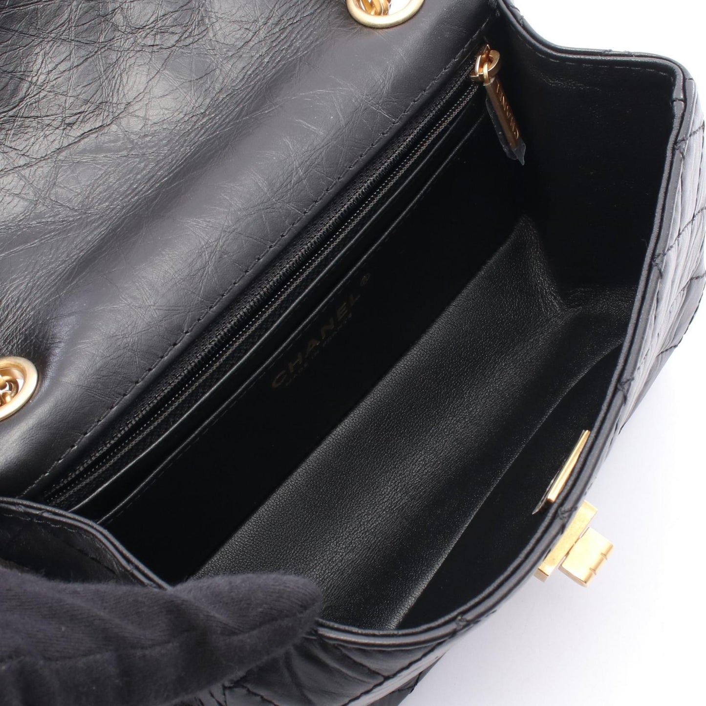 Chanel 2.55 Mini Matelasse Leather Shoulder Bag