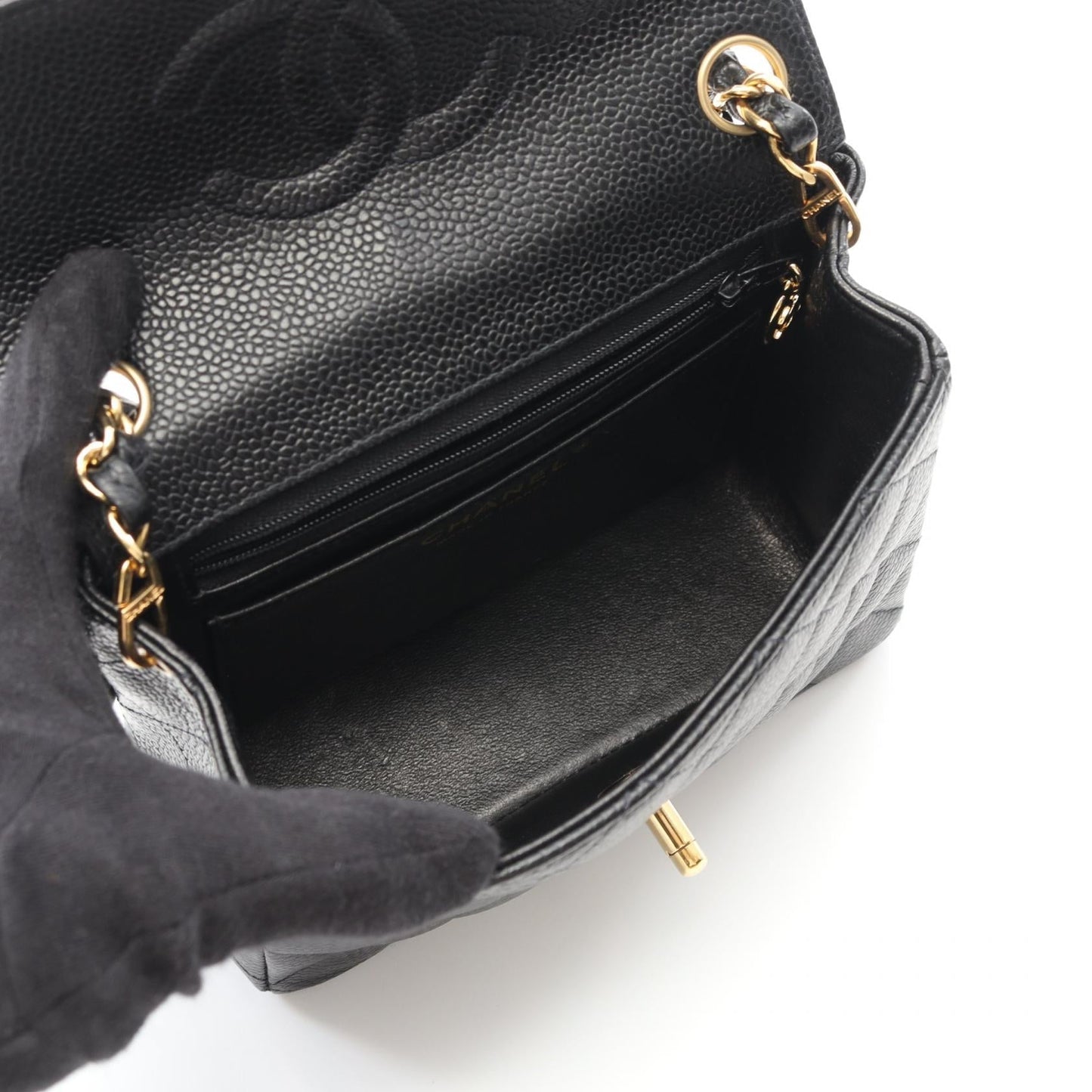 Chanel Matelasse Caviar Skin Shoulder Bag - Rovelle Bags