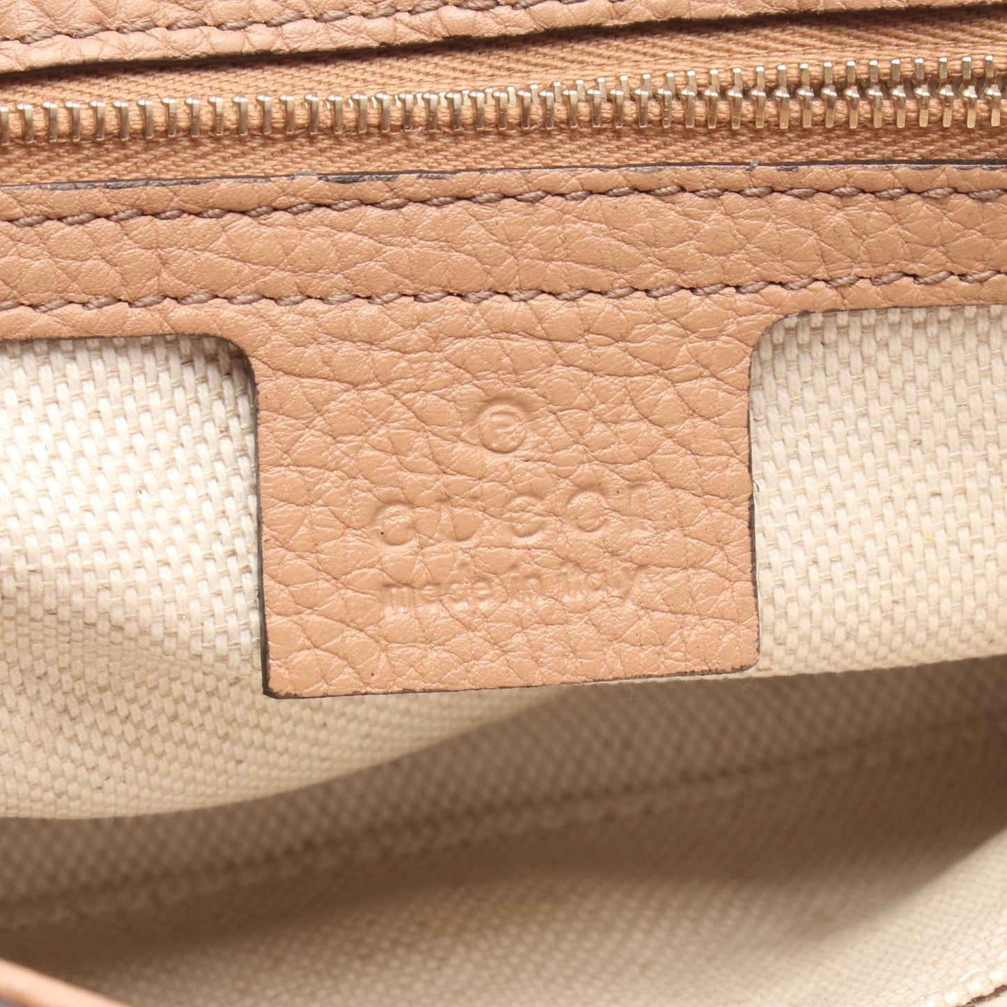 Gucci Soho Interlocking G Leather Shoulder Bag