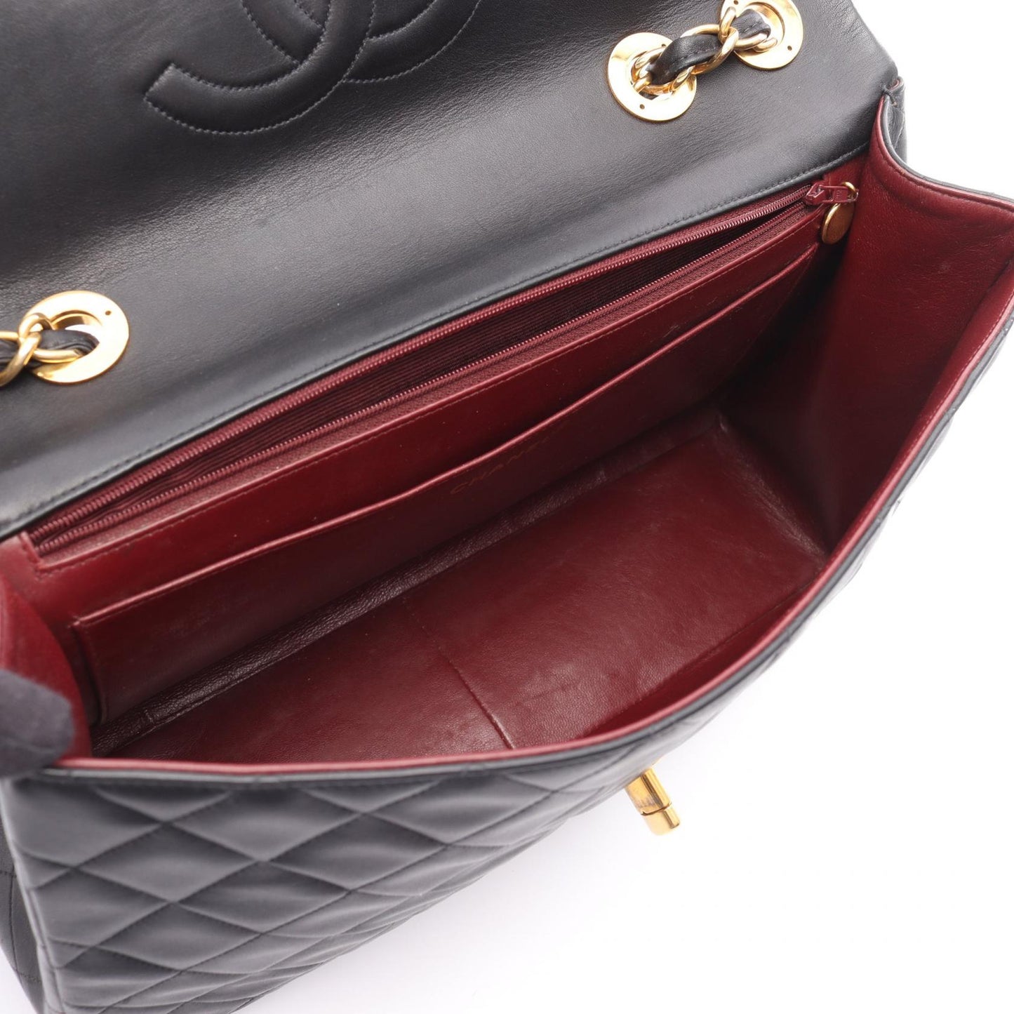 Chanel Deauville Lambskin Shoulder Bag