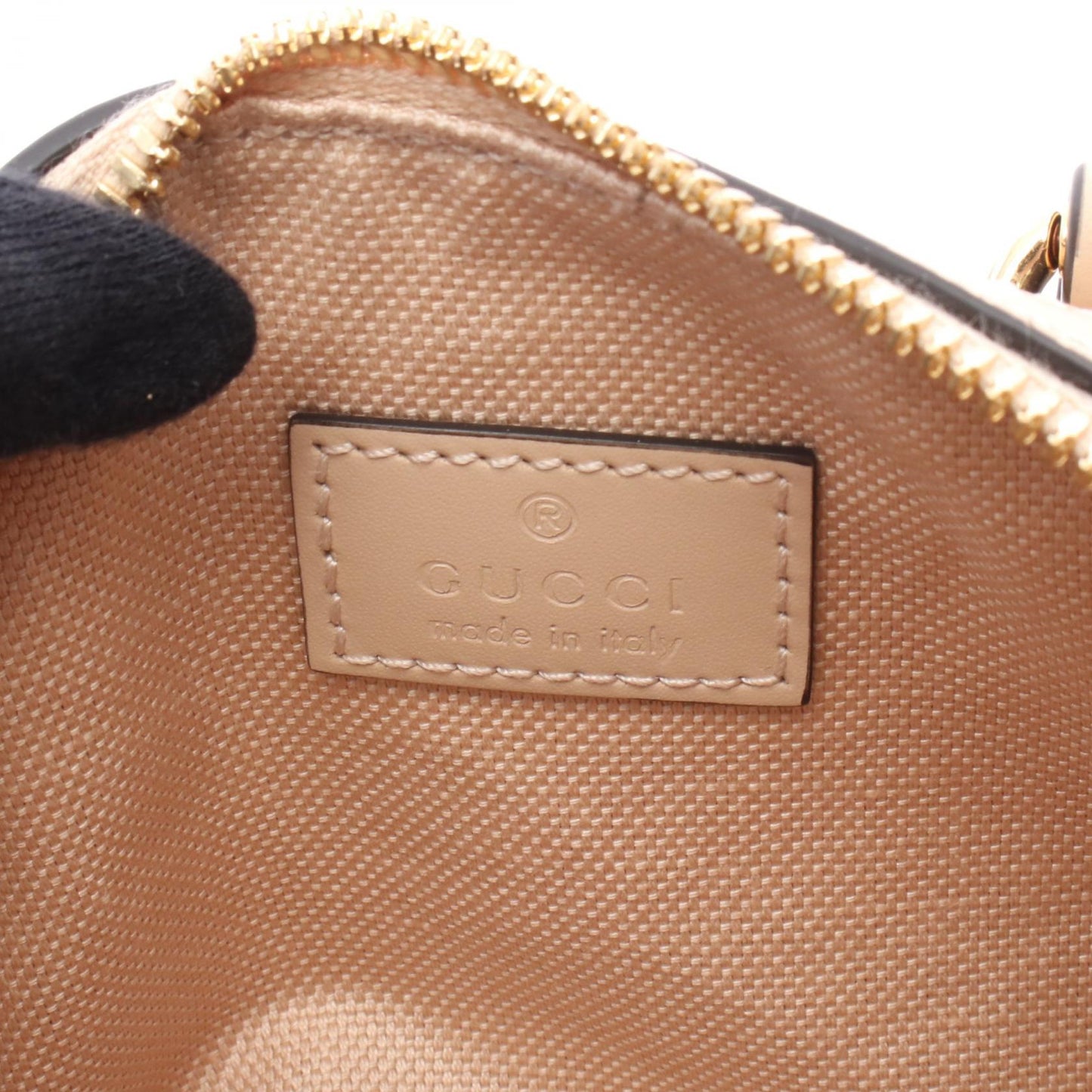 Gucci GG Super Mini Leather Handbag