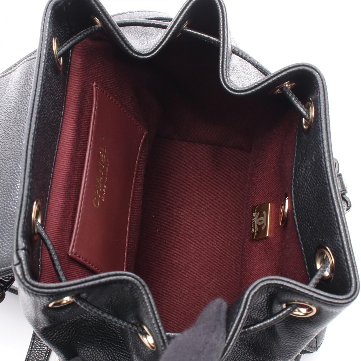 Chanel Matelassé Grained Calfskin Backpack