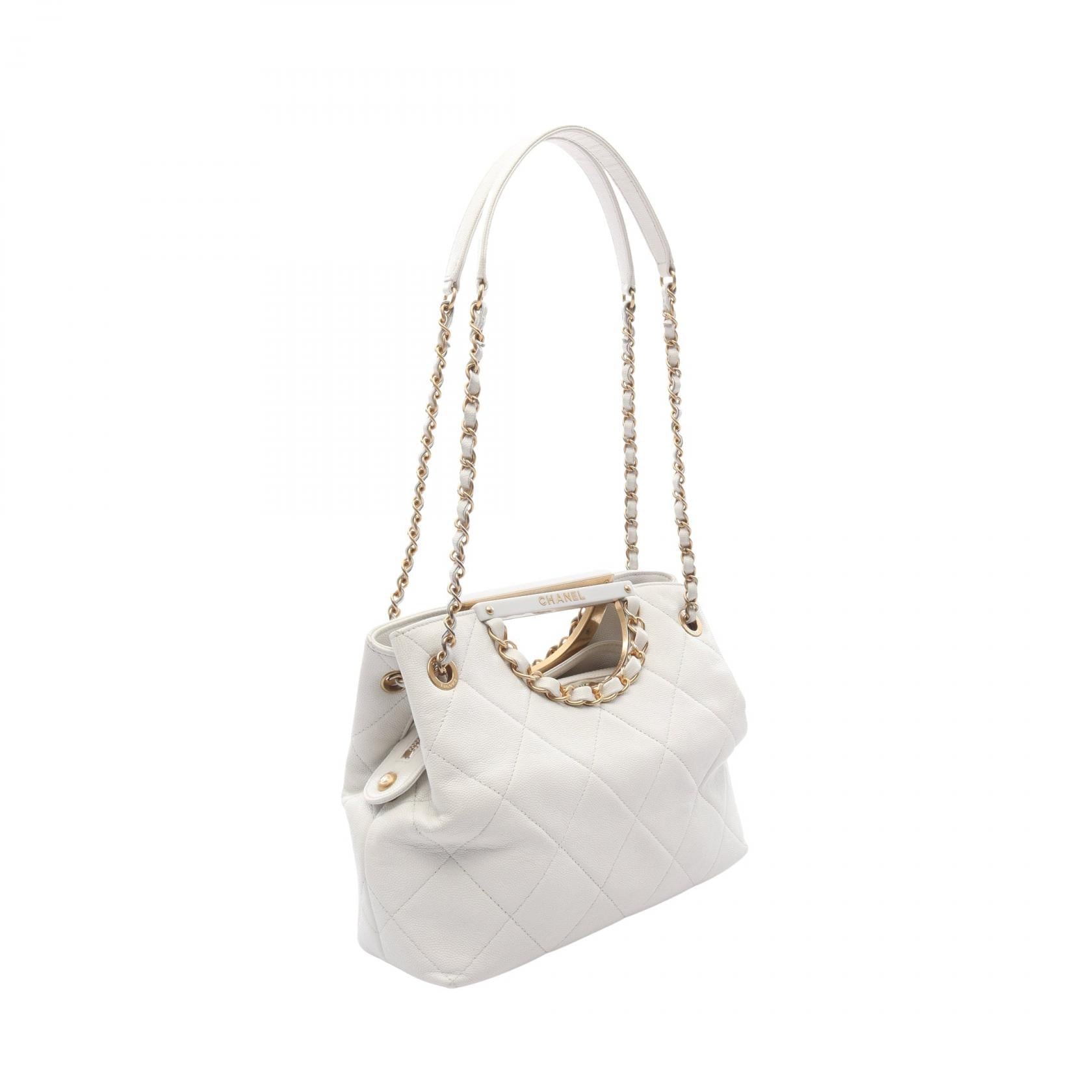 Chanel Matelasse Grained Calfskin Shoulder Bag - Rovelle Bags