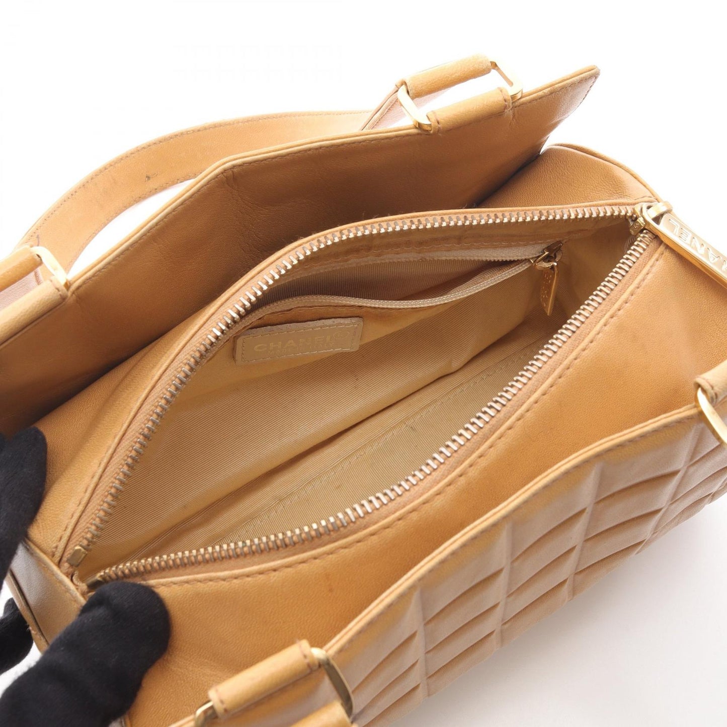 Chanel Choco Bar Calfskin Handbag - Rovelle Bags