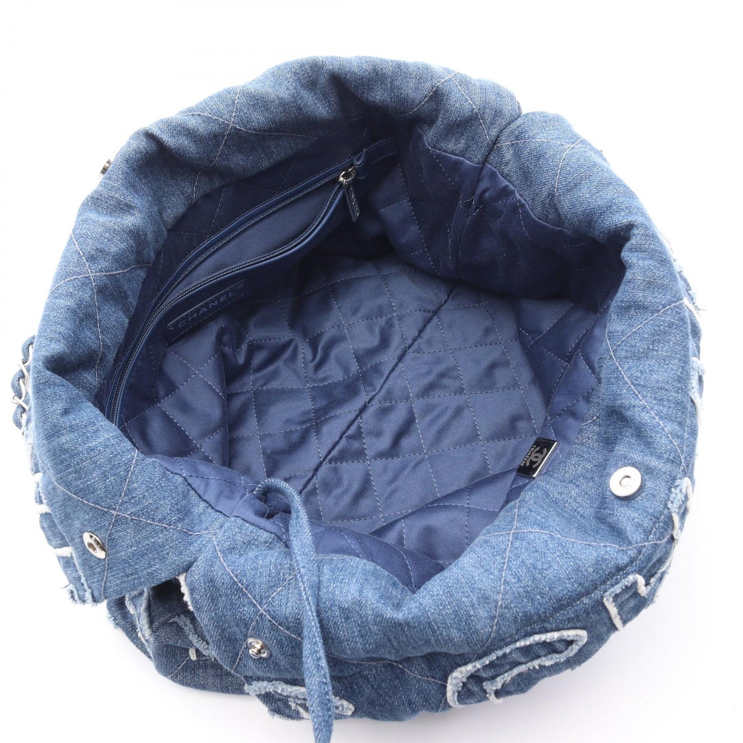 Chanel 22 Denim Shoulder Bag