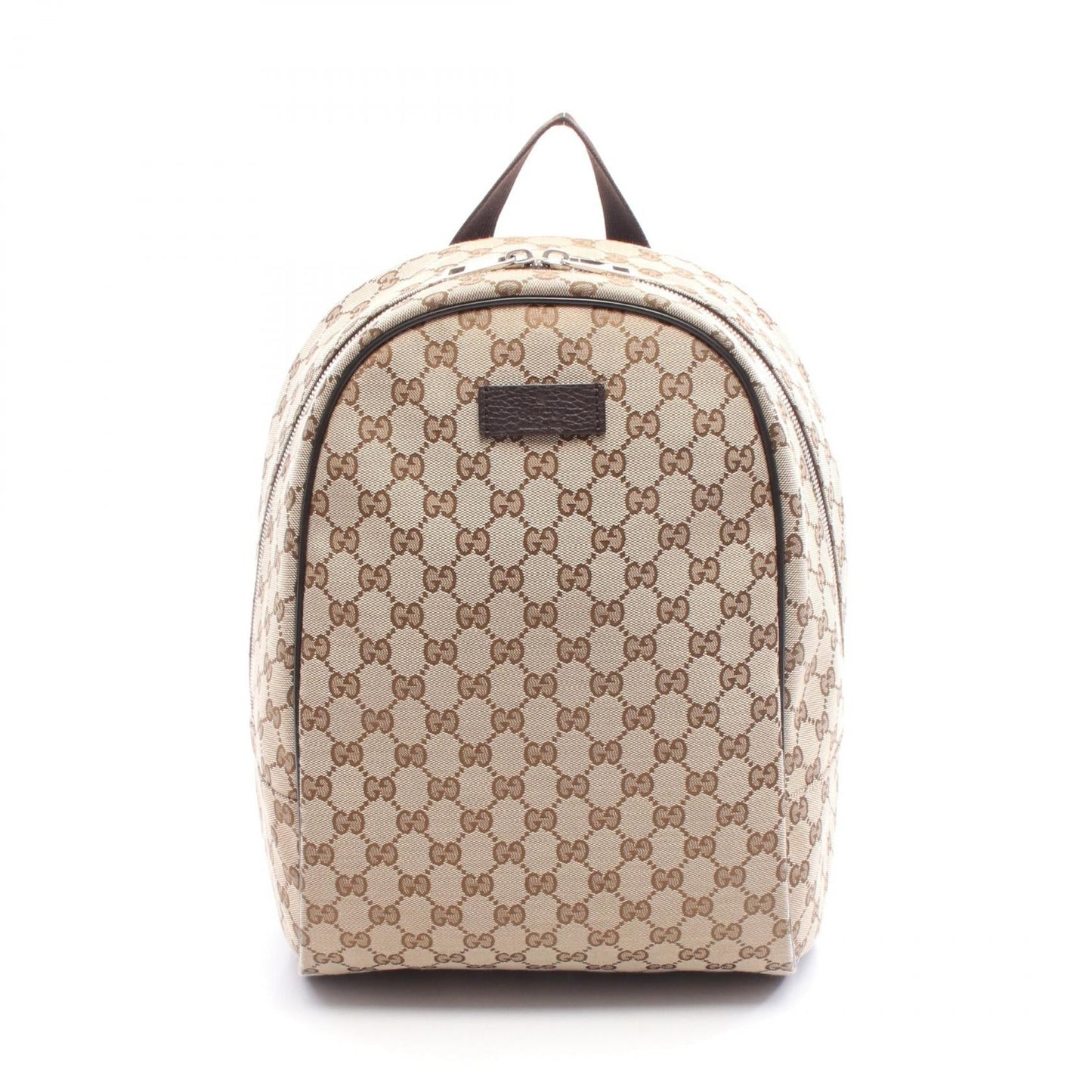 Gucci 449906 KY9NN Canvas Leather Backpack