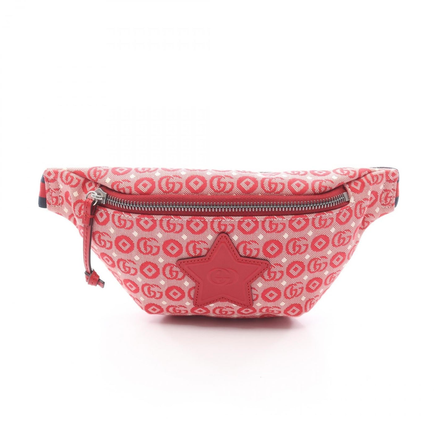 Gucci Star Childrens Canvas Leather Waist Bag