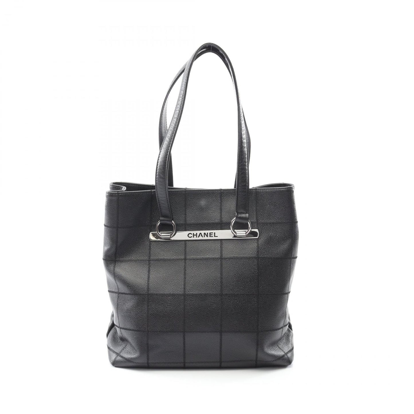 Chanel Choco Bar Calf Tote Bag