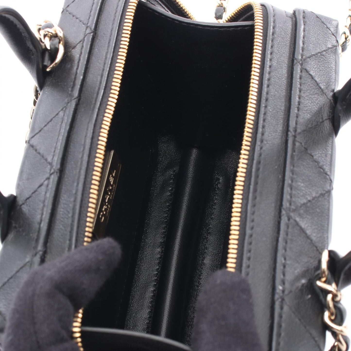 Chanel Small Vanity Case Leather Shoulder Bag
