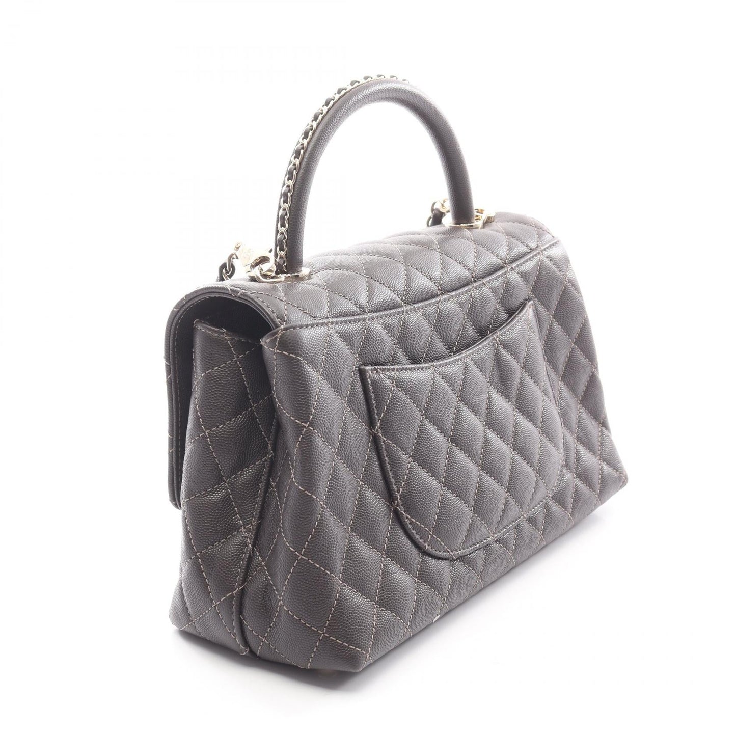 Chanel Coco Handle Grained Calfskin 2way Bag