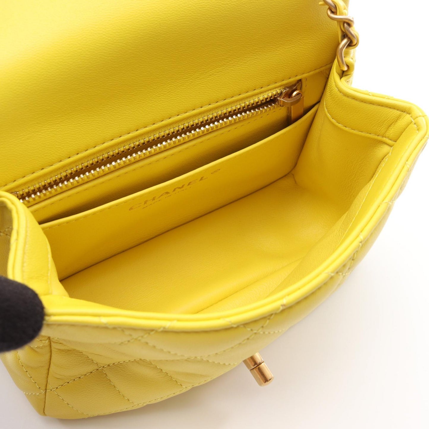 Chanel Mini Matelassé Lambskin Shoulder Bag