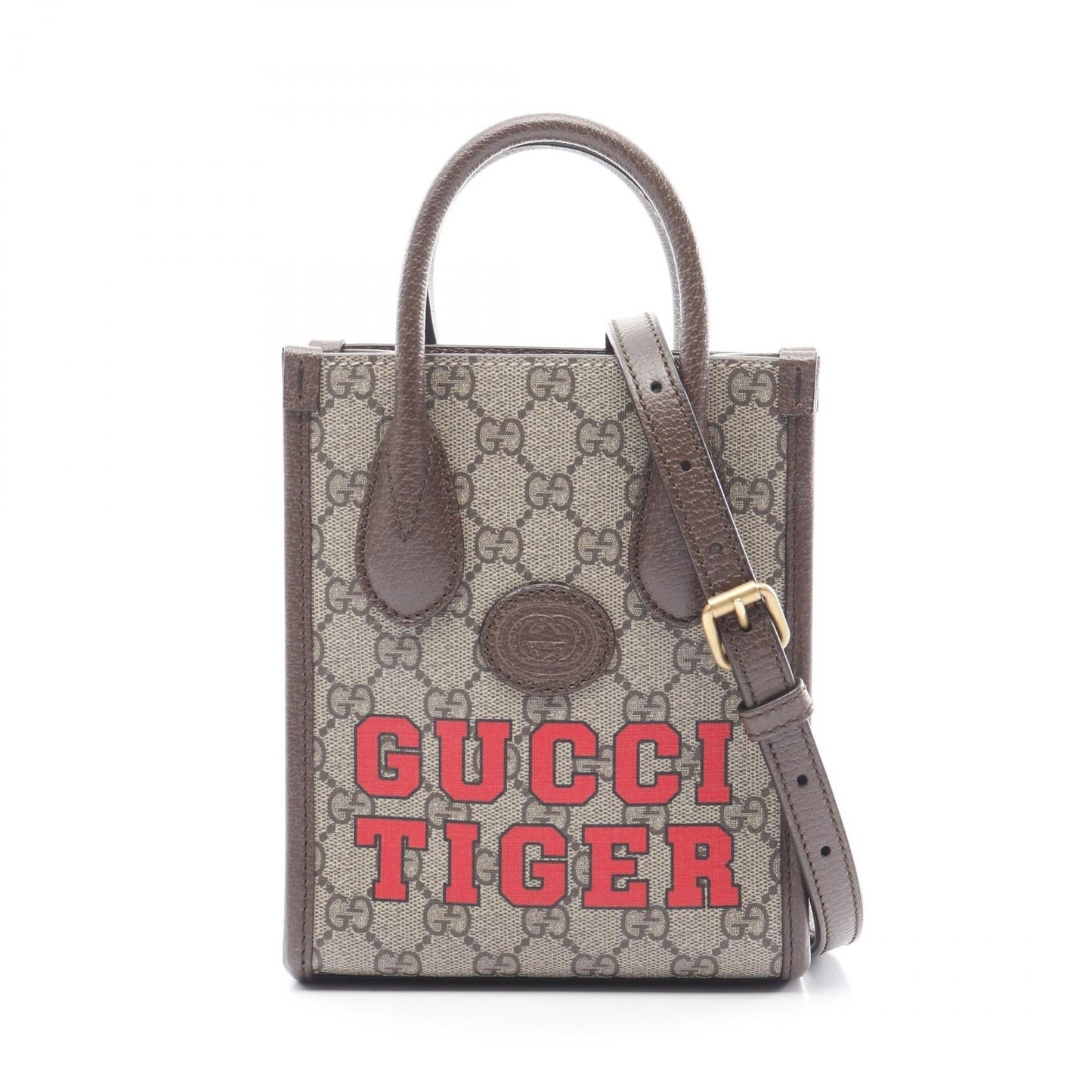 Gucci Interlocking G GG Supreme Coated Canvas 2way Bag