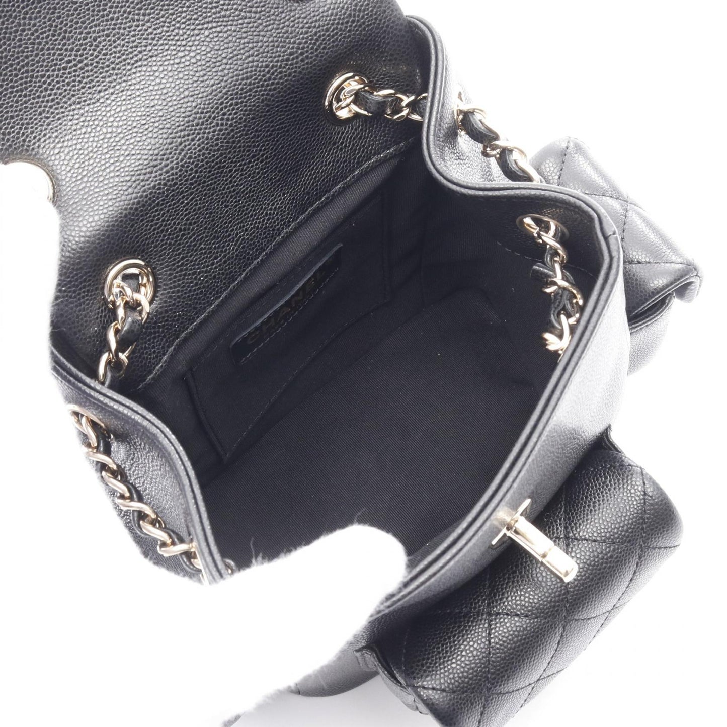 Chanel Matelassé Grained Calfskin Backpack
