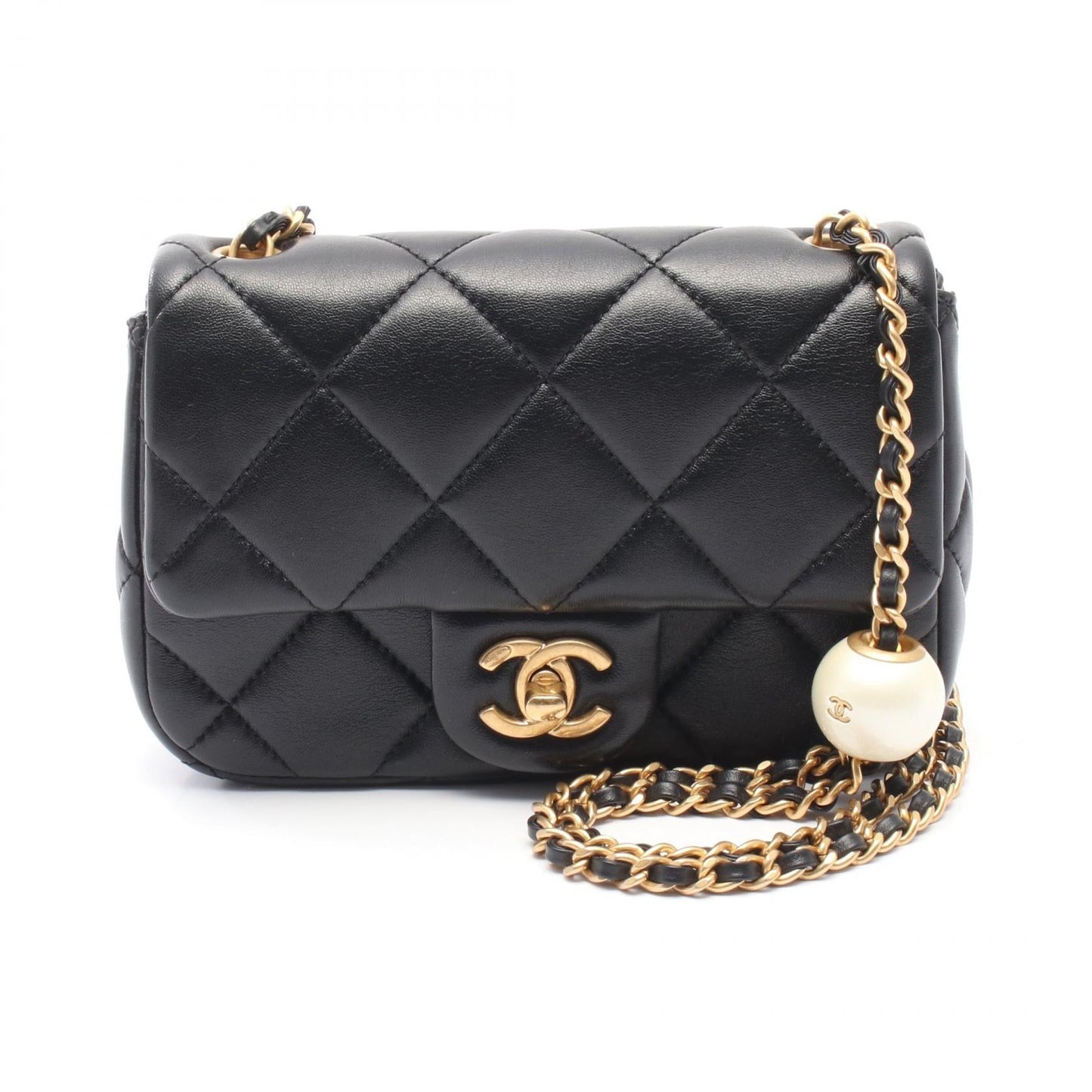 Chanel Mini Matelassé Leather Shoulder Bag
