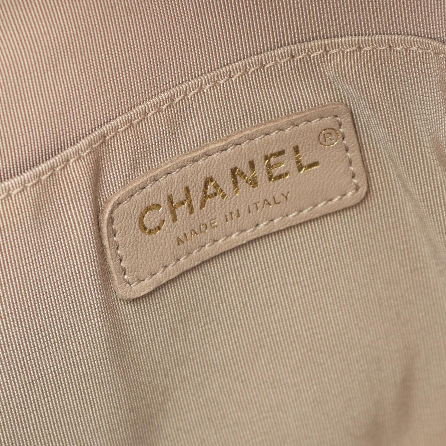 Chanel Matelassé Fabric Leather Backpack